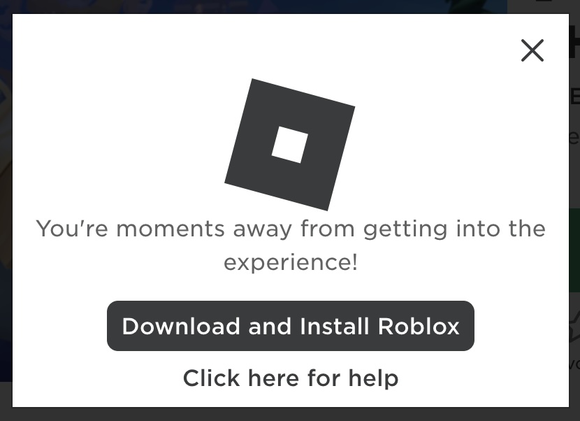 Download and Install Roblox Screen on Mac